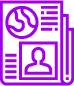 Purple press icon